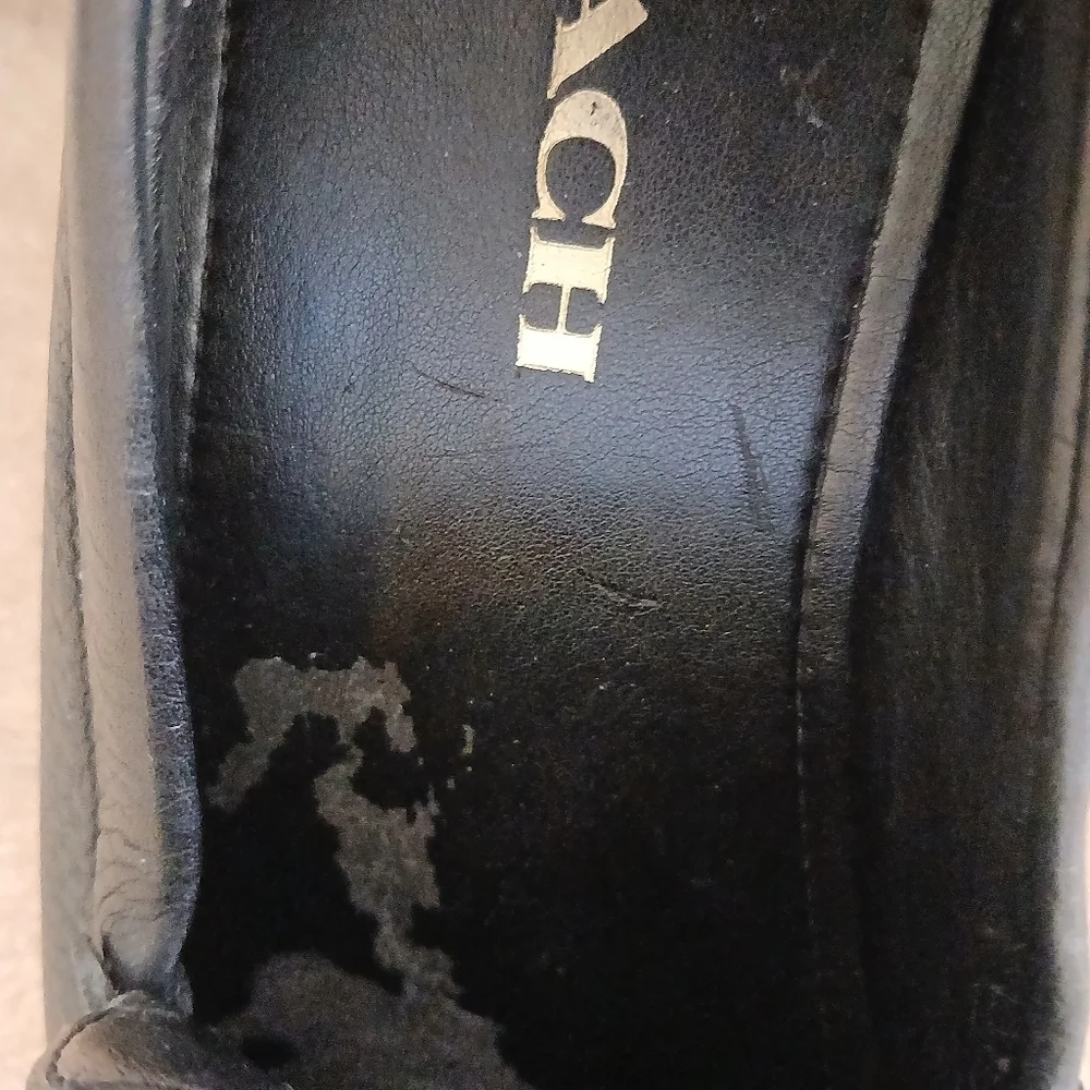 Coach Mott Driver Charcoal Black Slip-On Loafers Size 11.5D. FL - Picture 5 of 8
